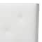 Baxton Studio Baltimore Modern White Faux Leather Upholstered Twin Size Headboard 125-6962 - alternate 4